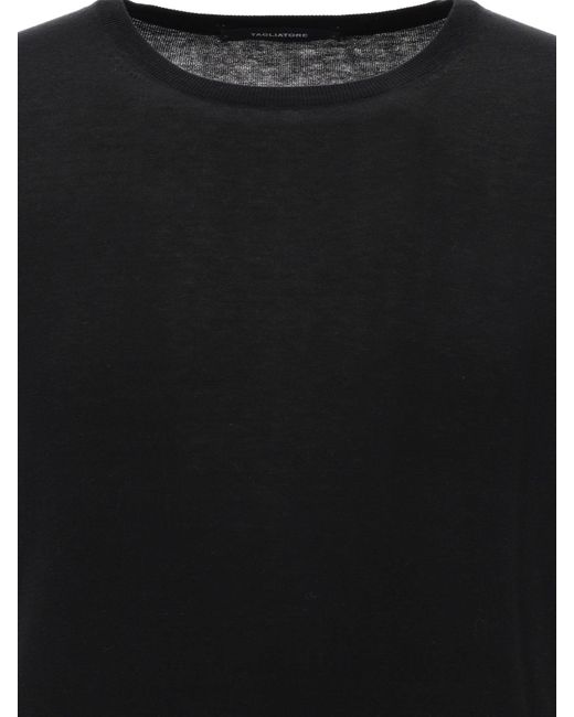 Tagliatore "josh" T -shirt in het Black voor heren