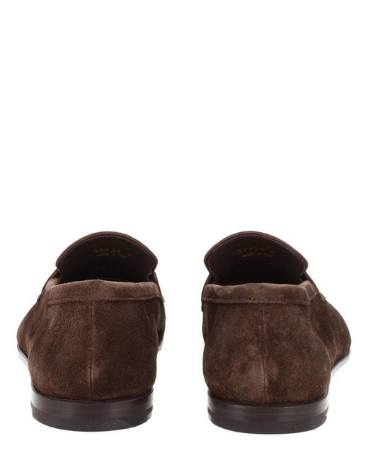 Premiata Brown Calf Leather Loafers