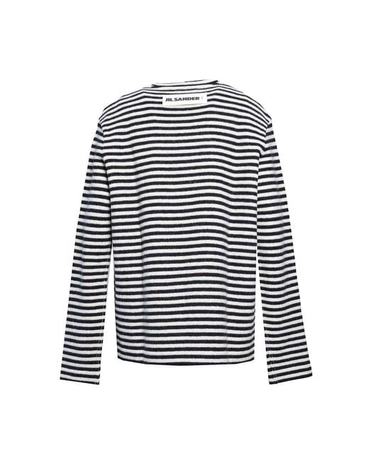 Jil Sander White Sweaters