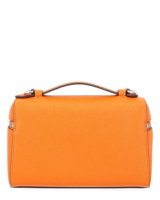 Tory Burch Orange Slim Romy Top Handle