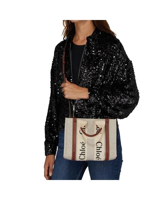 Chloé Chloe 'woody Small Tote Bag in het Pink