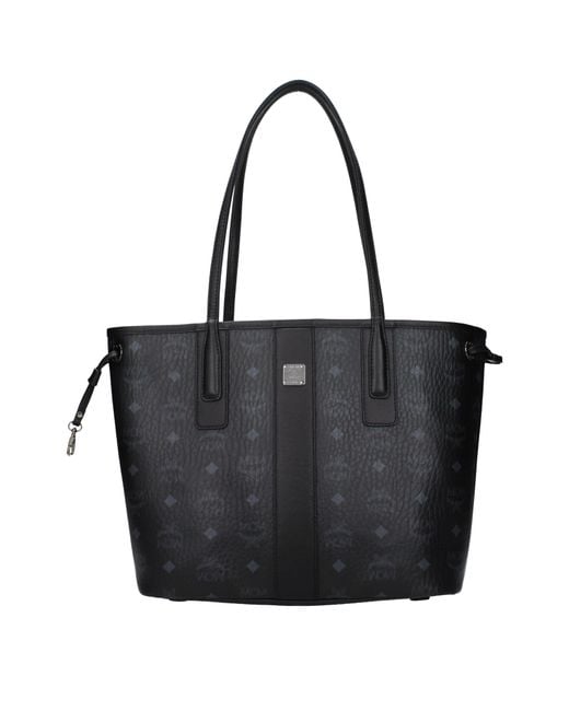 MCM Black Shoulder Bag Fabric