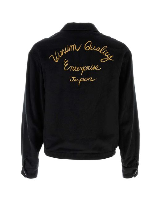 Visvim Black Norad Blouson (Silk) for men