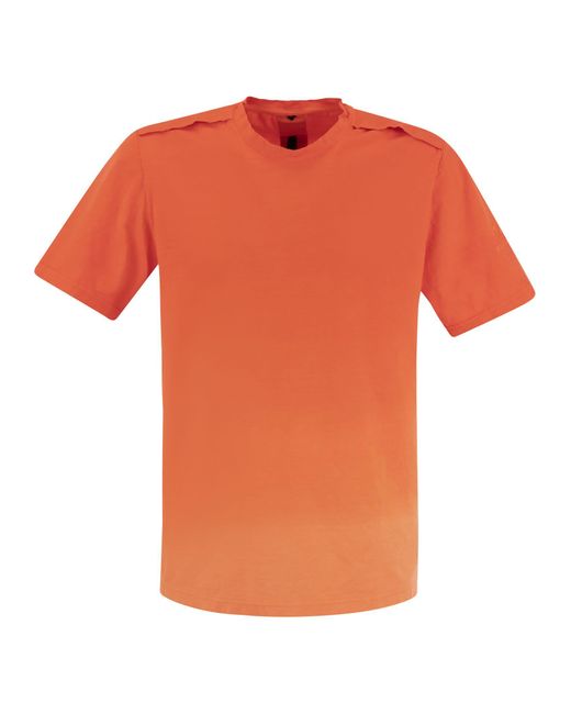 Camiseta de algodón con logotipo Premiata de hombre de color Orange
