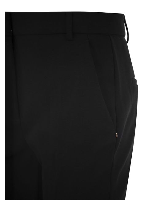 Sportmax Black Pontida Compact Jersey Hosener