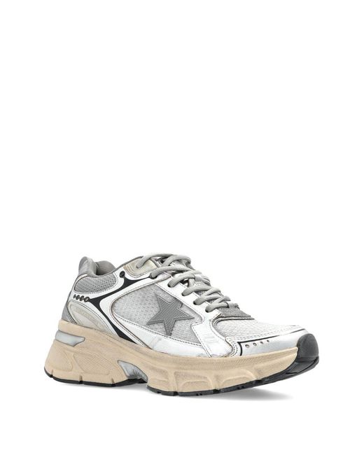 Golden Goose Deluxe Brand White "Lightstar" Sports Shoes