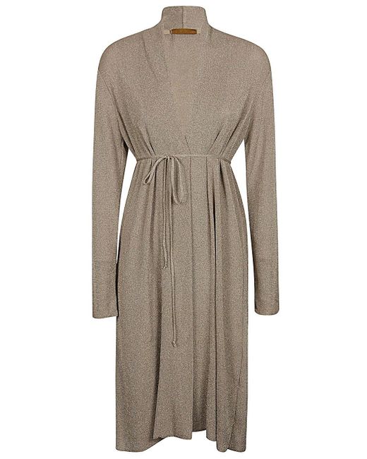 Siyu Natural Belted Midi Dress