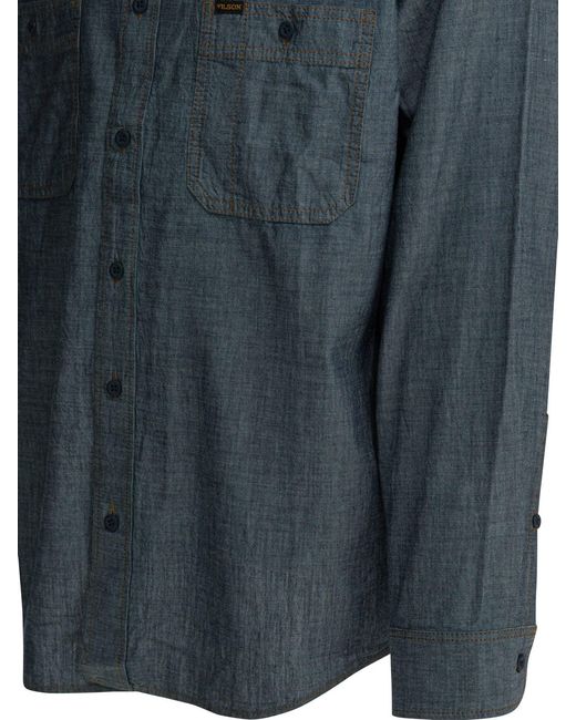 Filson Overhemden in het Blue voor heren
