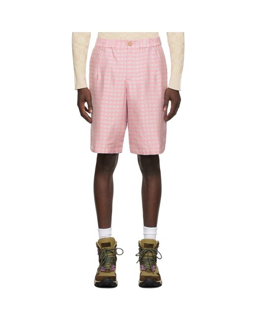 Jacquemus Pink 'Le Short Gelati' Shorts for men