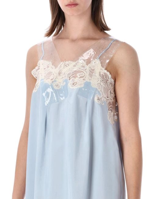Maison Margiela Blue Elegant Dress