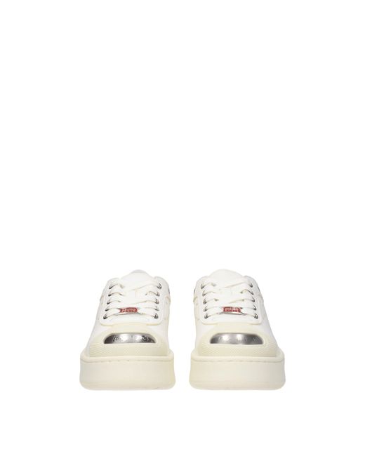 KENZO White Sneakers Frauen weißes Leder