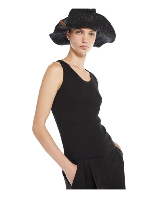 Weekend by Maxmara Black Multic Top