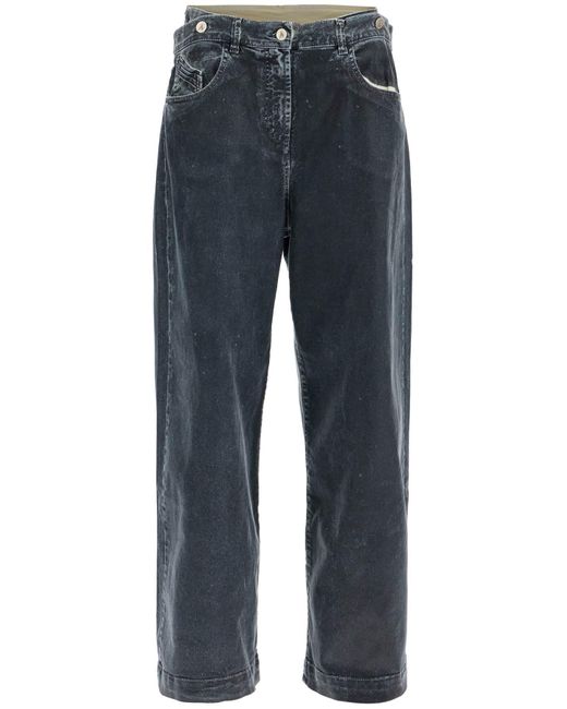 The Attico Blue Loose Fit High