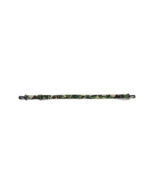 A Bathing Ape White Abc Camo Shark Mini Bag M