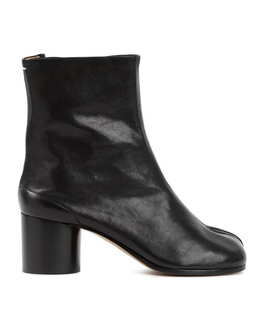 Maison Margiela Black Leather Tabi Boots