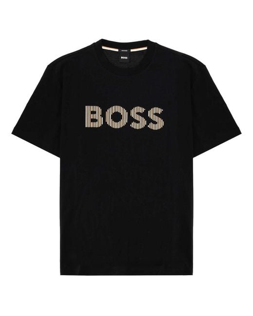 Boss Black T Shirt "C Thompson" Con Logo