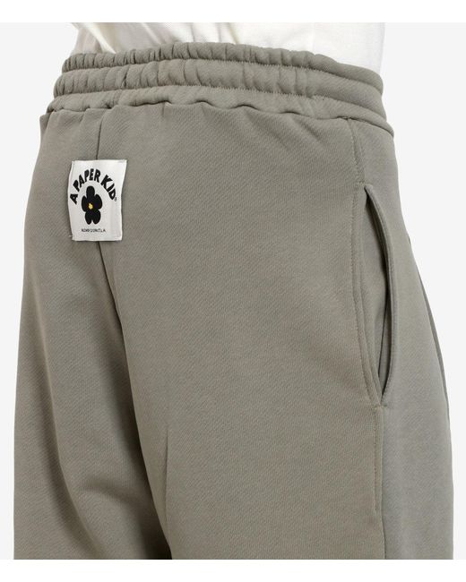 A PAPER KID Gray Trousers