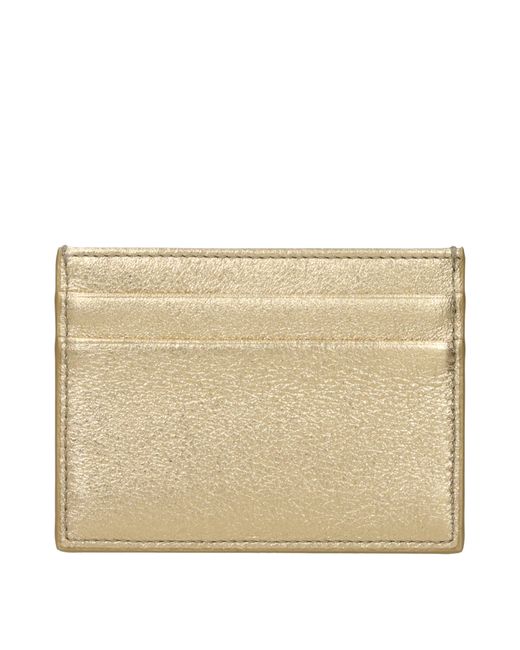 Dolce & Gabbana Metallic Document Holder Leather