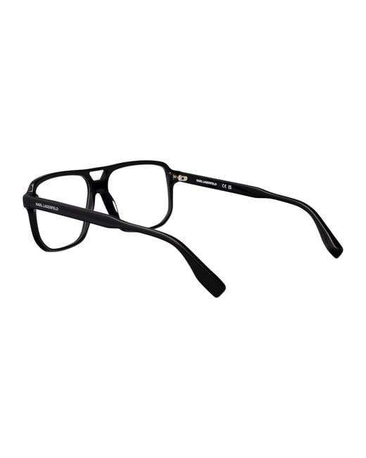Karl Lagerfeld Black Aviator Optical Kl6156 1 for men