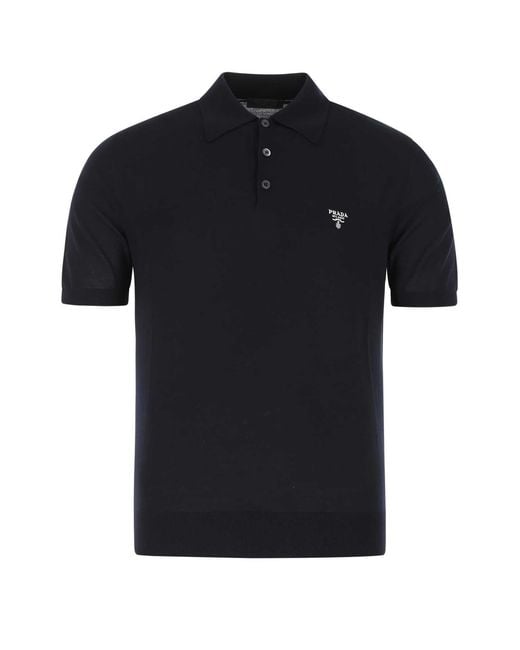 Prada Black T-Shirts And Polos for men