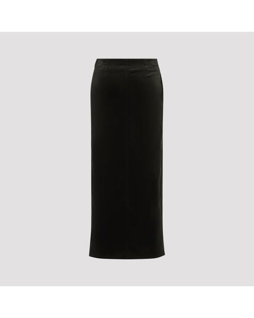 Jil Sander Black Angle Length Skirt