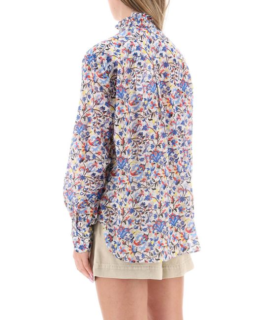 Organic Cotton 'Gamble' Shirt Isabel Marant de color Multicolor