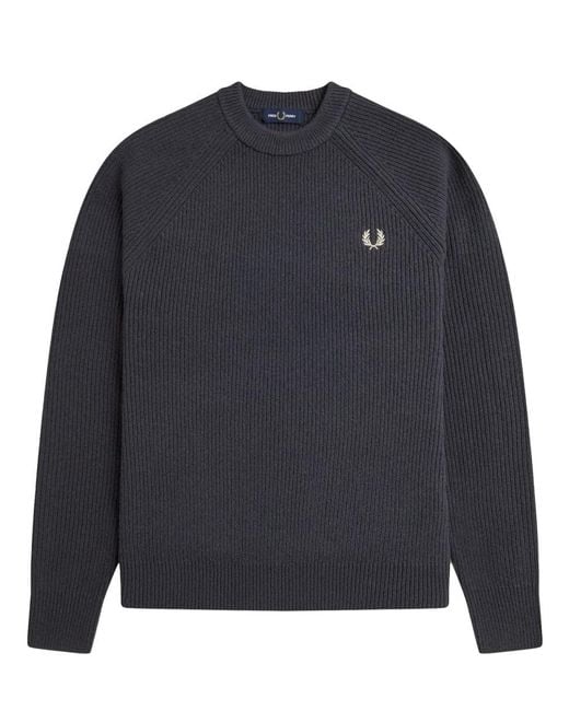 Fred Perry Blue Jersey With Logo for men