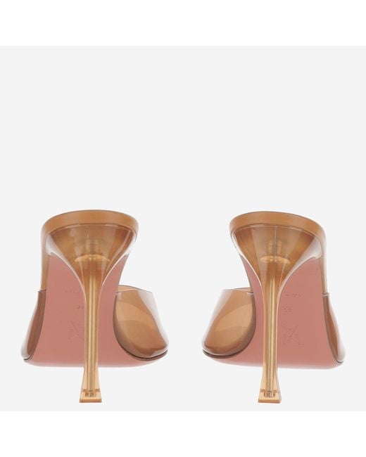 AMINA MUADDI Brown Alexa Glass Sandals