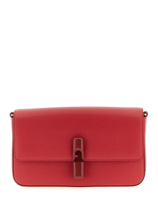 Furla ' Iride' Kleine Crossbody Tas in het Red