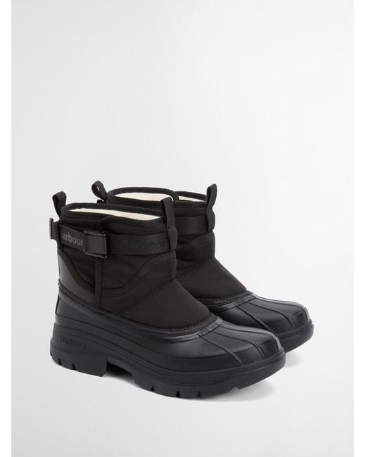 Barbour Black Braybourn Duck Boot Welly