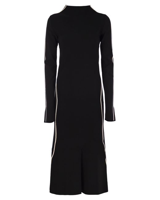 パーティードレス SPORTMAX OPEROSO - Tight-fitting viscose blend crepe knit dr Sportmax Operoso Tight Fitting Viscose Blend Crepe Knit