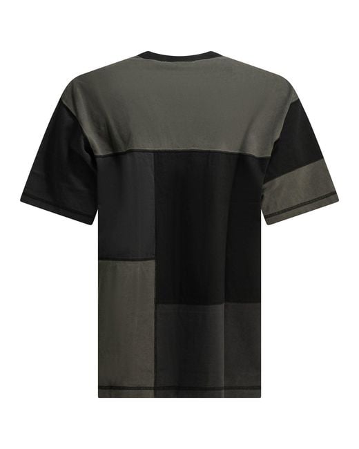 Comme des Garçons Black Patchwork Crewneck T Shirt