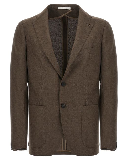 Tagliatore Super 100 's Wollblazer in Brown für Herren