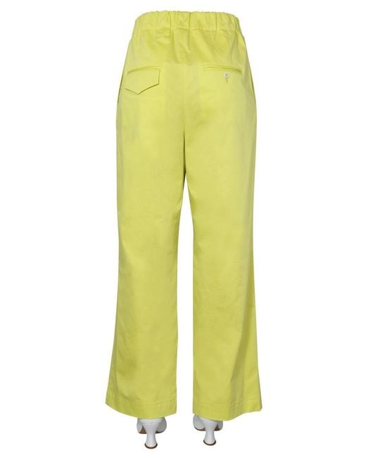 Jejia Yellow Wide Trousers