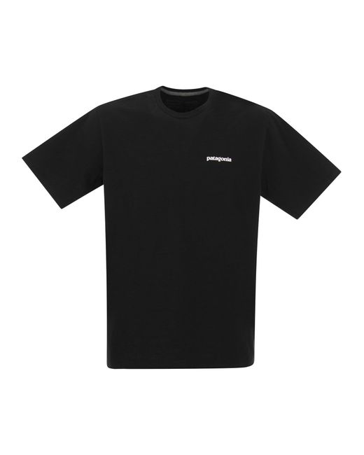 Patagonia Patagonië Gerecycled Katoenen T -shirt in het Black