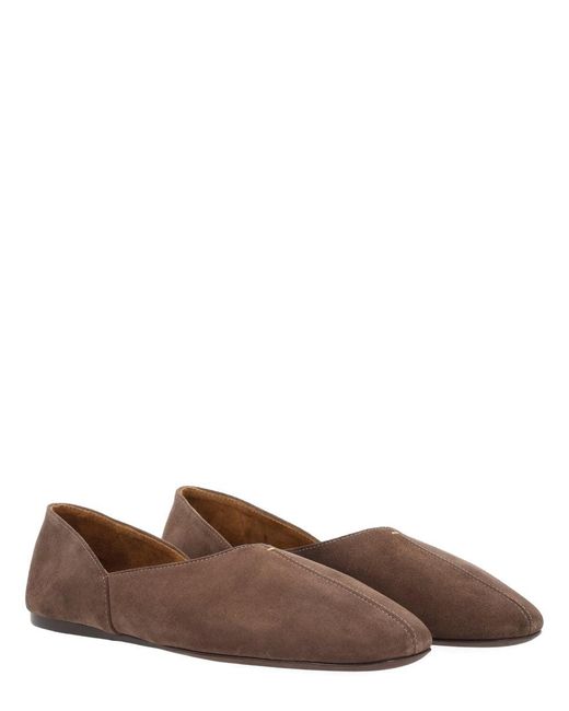 Khaite Brown Jane Flat