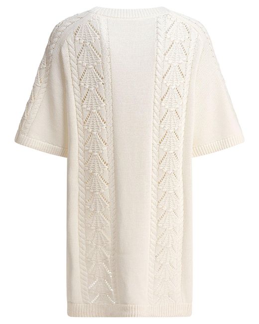 Loulou de Saison Natural Dresses White