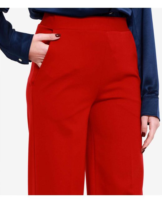 Semicouture Red Trousers