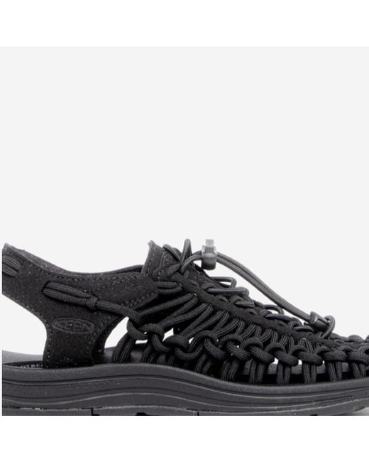 Keen Black Uneek Leather Sandals