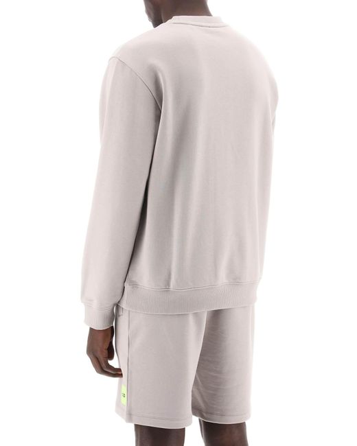 HUGO Diragol Light Sweatshirt in White für Herren