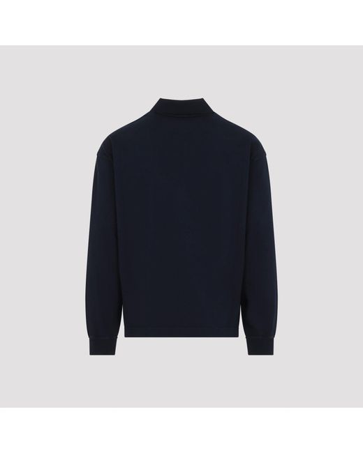 Prada Blue Polo Sweatshirt