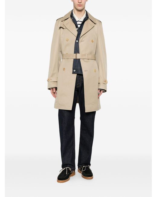 Junya Watanabe Natural Cotton Double-Breasted Coat for men