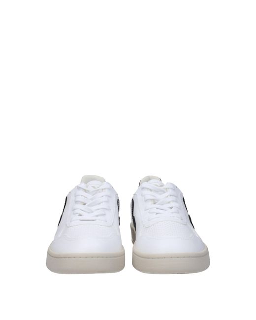 Veja Sneakers V 10 Herren Eco Leder weiß/schwarz in White für Herren