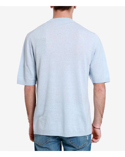 Paolo Pecora Blue Sweaters