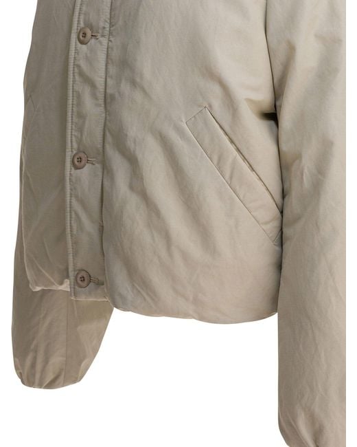 Lemaire Gray Down Jacket Filled Quilt