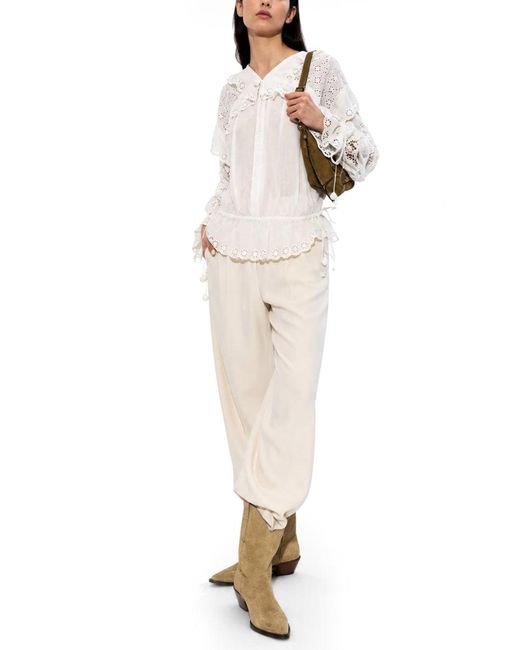 Isabel Marant White Elegant Mini Dress For
