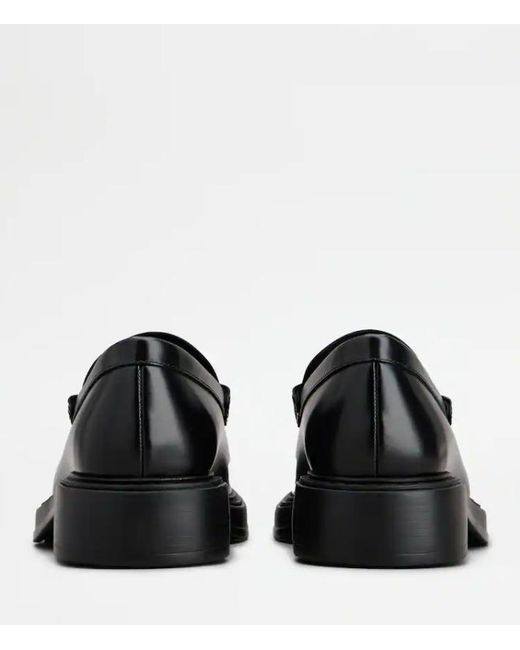 TOD 's Mocasín de cuero Tod's de color Black