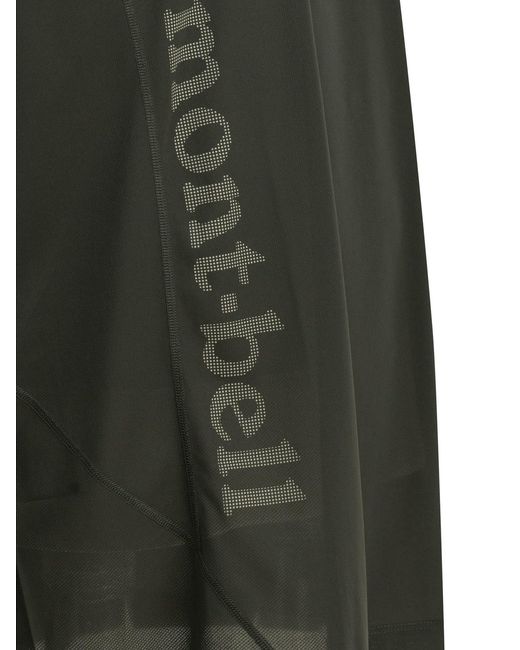 Montbell Green Polyester T-Shirt