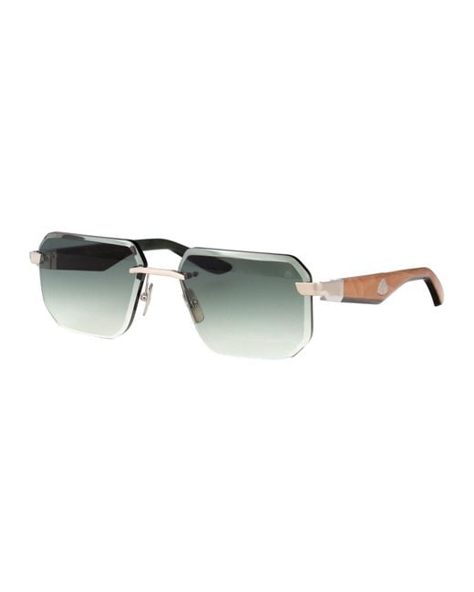 Maybach Green Geometrical Sunglasses The Visionist Sun I Pa Web M13