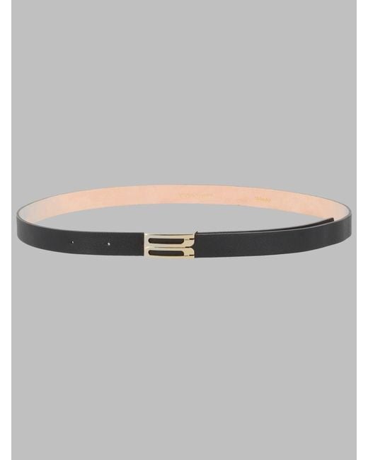 Victoria Beckham Natural Jumbo Frame Belt
